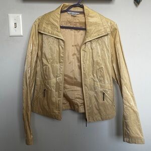 Y2K Nygard Pale Yellow Jacket